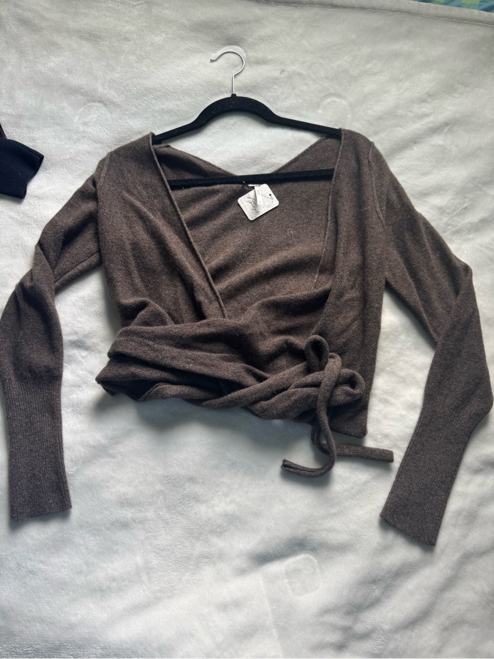 Free People cashmere Wrap Sweater - Picture 3 of 4